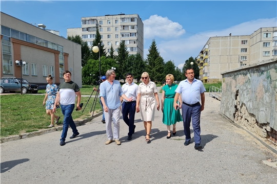 Министр культуры Светлана Каликова проверила ход выполнения ремонтных работ учреждений культуры Новочебоксарска