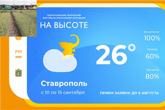 Стартовал прием заявок на первый всероссийский фестиваль работающей молодежи