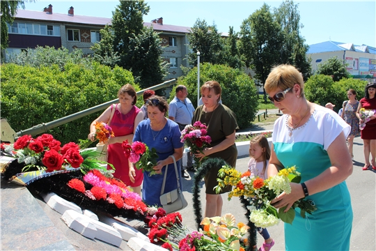 В День 80-й годовщины начала Великой Отечественной войны состоялось возложение венков к памятнику погибшим воинам