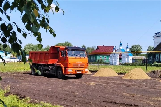 Новости поселений: В Семеновском начаты работы по устройству детской игровой площадки