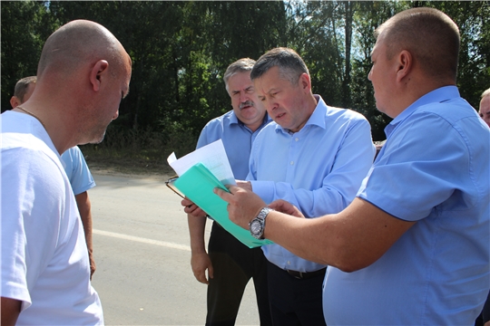 Порецкий район с рабочим визитом посетил министр транспорта и дорожного хозяйства Чувашской Республики Владимир Осипов