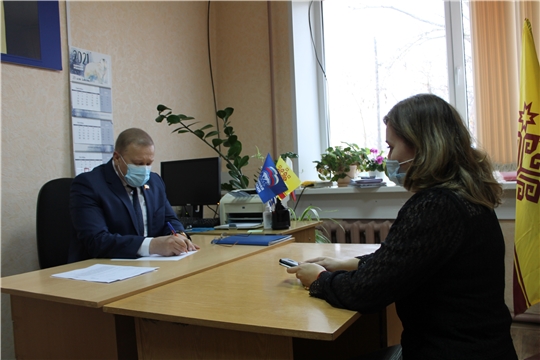 Заместитель председателя Государственного Совета Чувашской Республики Виктор Горбунов провел прием граждан в Порецком районе