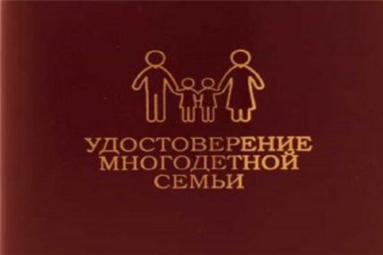 Продолжается выдача удостоверений многодетным семьям