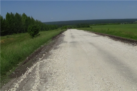 В сельских поселениях Шемуршинского района  продолжается ремонт дорог