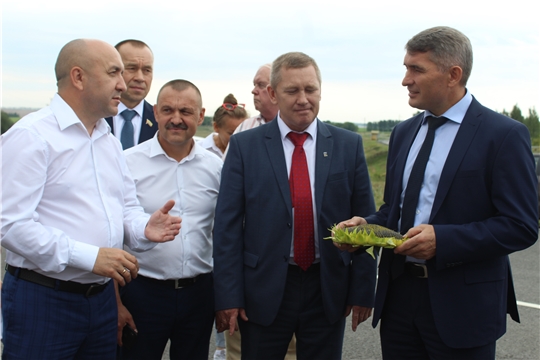 Шемуршинский район с рабочим визитом посетил Глава Чувашской Республики Олег Николаев