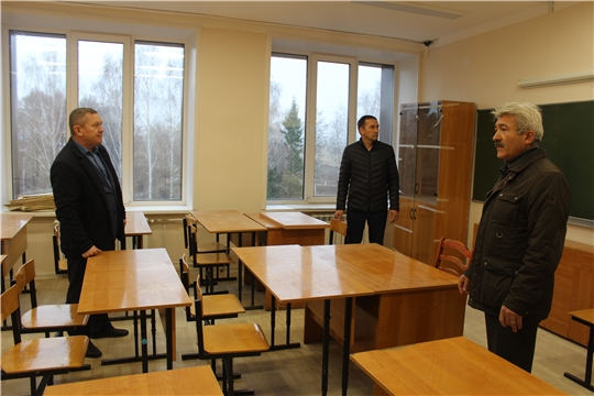 В Шемуршинском районе завершается ремонт школы