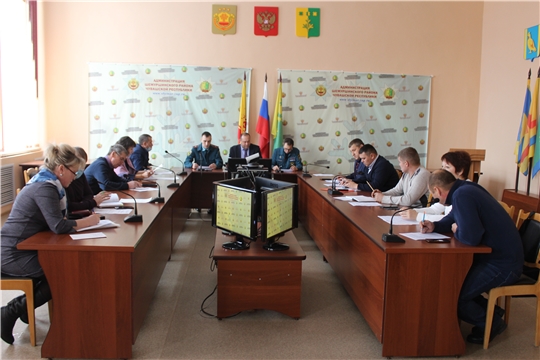 Заседание районной комиссии Шемуршинского района по предупреждению и ликвидации чрезвычайных ситуаций и обеспечению пожарной безопасности