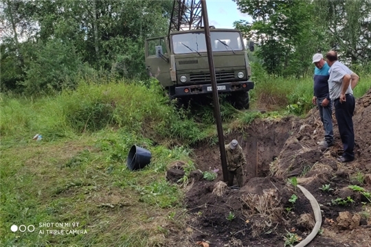 02.07.2021 года  в целях реализации дальнейших  мероприятий   по улучшению ситуации по обеспечению питьевой водой  населению с. Русские Алгаши