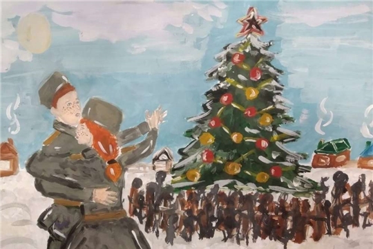 Жители Чувашии могут нарисовать «Елку Победы» и стать авторами новогодних открыток