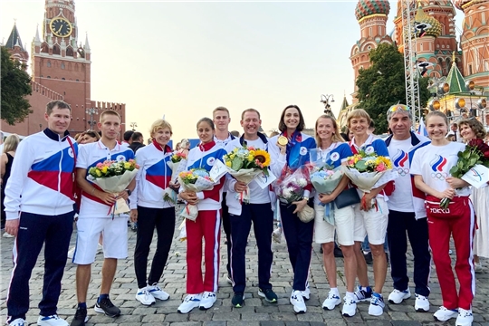 Торжественная церемония чествования российских олимпийцев – участников игр в Токио прошла в Москве