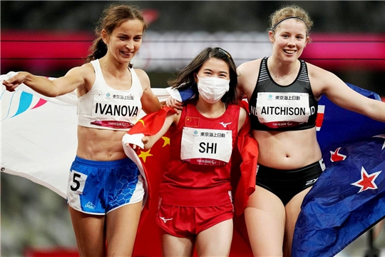 Спортсменка из Чувашии Елена Иванова завоевала серебряную медаль в беге на 100 метров на Паралимпиаде в Токио
