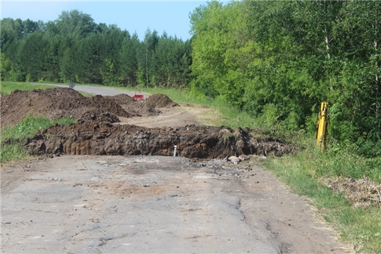 Реконструкция водопропускной трубы на автомобильной дороге Урмары-Арабоси-Кудеснеры