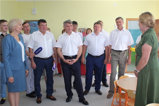 Урмарский район с рабочим визитом посетил Глава Чувашской Республики О.А. Николаев
