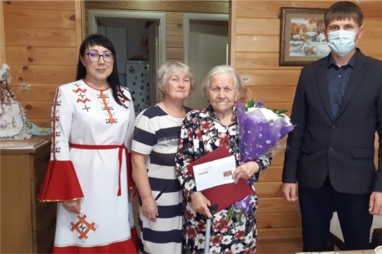 Жительница д. Арабоси Г.И. Егорова отметила свой 90-летний юбилей