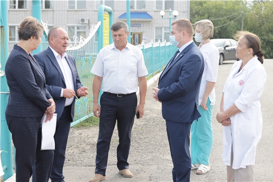 Министр здравоохранения Чувашии Владимир Степанов с рабочим визитом посетил Яльчикский район