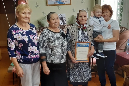 Васильевой Олимпиаде Михайловне исполнилось 80 лет