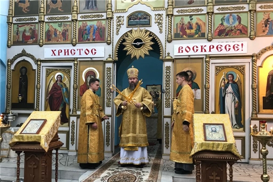 Праздничное богослужение в храме Александра Невского с. Яльчики
