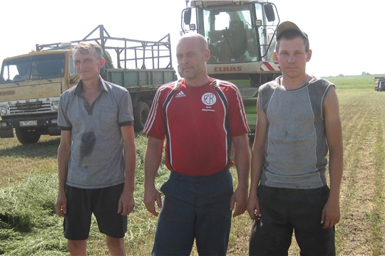 О ходе заготовки кормов в Янтиковском районе