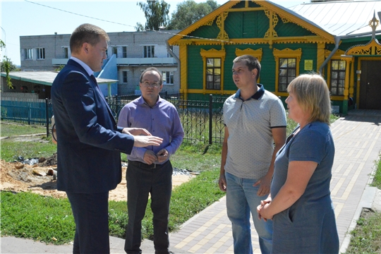 Владимир Михайлов с рабочей поездкой посетил Яншихово-Норвашское сельское поселение