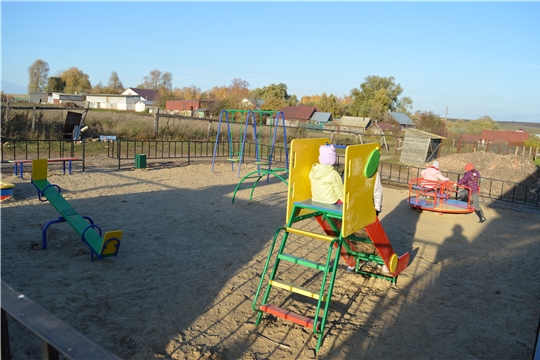 В Тюмеревском сельском поселении по инициативе граждан построены 3 детские площадки