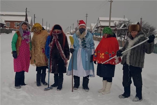 В Староайбесинском сельском поселении работники культуры организовали святочные гуляния «Сурхури»
