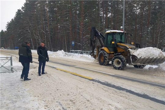 Зимнее содержание дорог в Алатырском районе находится на постоянном контроле