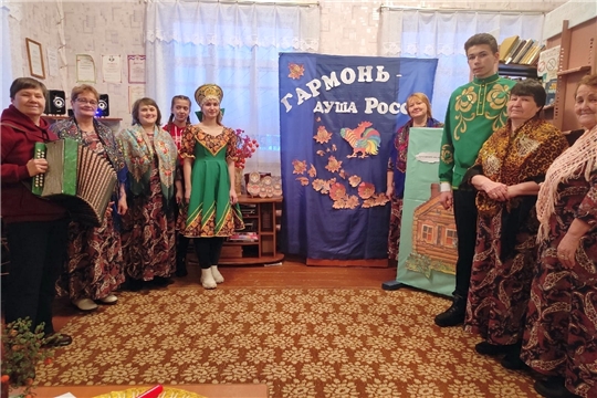 «Гармонь - душа России» - под таким названием прошла встреча в Первомайской сельской библиотеке