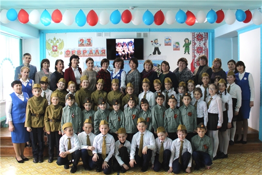 В преддверии Дня защитников Отчества  в Чувашско-Сорминской школе прошел районный семинар   «Патриотическое воспитание подрастающего поколения»