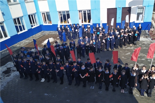 Учебная неделя  в МАОУ «Чувашско- Сорминская СОШ» началась с информационной пятиминутки