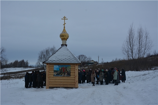 Освящение купели в с.Алманчиково