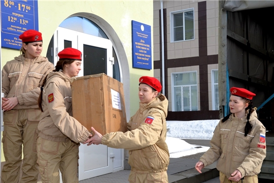 В Батыревском районе отправлена вторая партия гуманитарной помощи для беженцев, прибывших с территорий ДНР и ЛНР