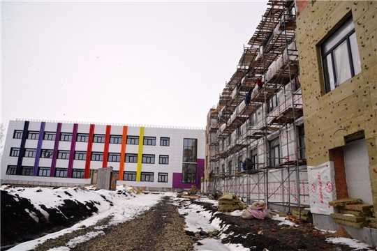 Ход строительства современного молодежно - общественного центра «СЭЛЭТ - Батыр»