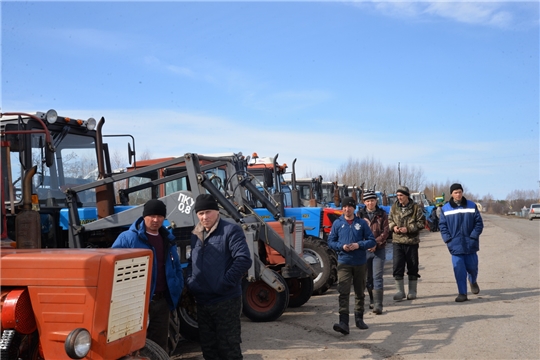 Продолжается осмотр готовности хозяйств к весенне- полевым работам: Н.Шигалинское сельское поселение
