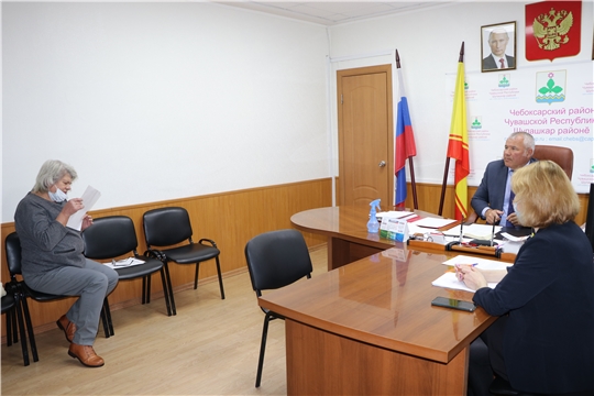 Глава администрации Чебоксарского района провел личный прием граждан