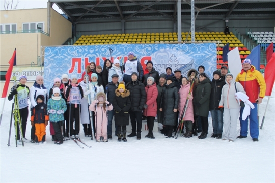 XL открытая Всероссийская масовая лыжная гонка "Лыжня России - 2022" в Чебоксарском районе