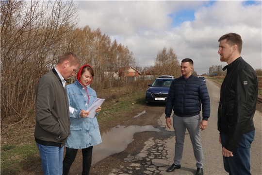 Алексей Иванов провел рабочий выезд на автомобильную  дорогу «Волга-Ойкасы-Синьялы»