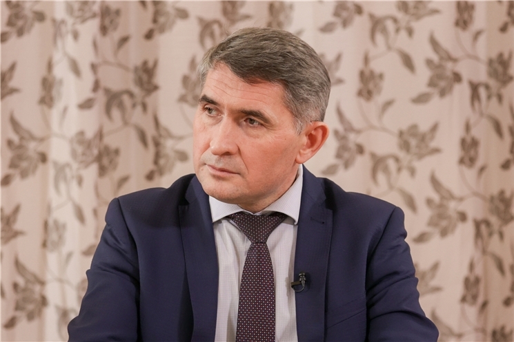 Олег Николаев Чӑваш Енре МИХсен представителӗсемпе  ĕҫлĕ тӗлпулу ирттернӗ