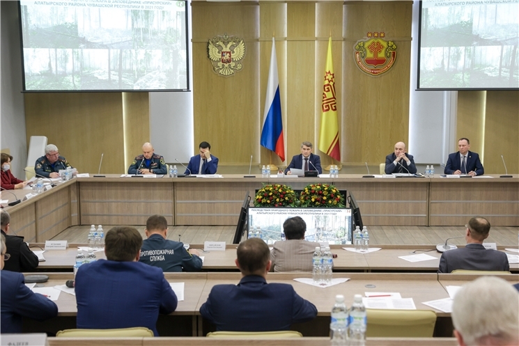 Чӑваш Ен Пуҫлӑхӗ ҫурхи шыв-шуртан асӑрханас  тата пушар хăрушсăрлăхĕпе тивĕҫтерессипе ятарлă хушусем панă
