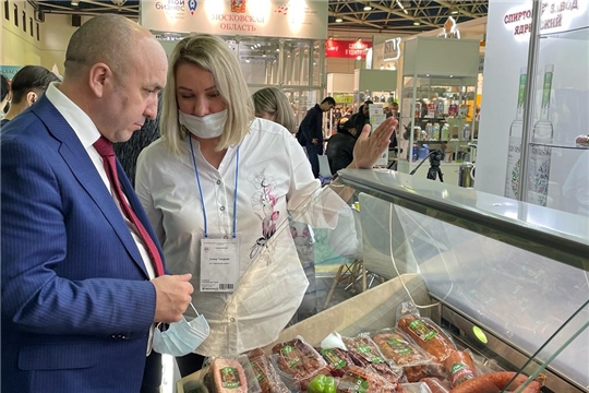Чувашские предприятия выставили экспозицию на выставке «Продэкспо-2022»