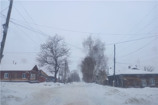 Обязательства по расчистке улично - дорожной сети города Алатыря на 2022 год принял МУП «Алатырьторгсервис», согласно муниципальному контракту от 4 января 2022 года