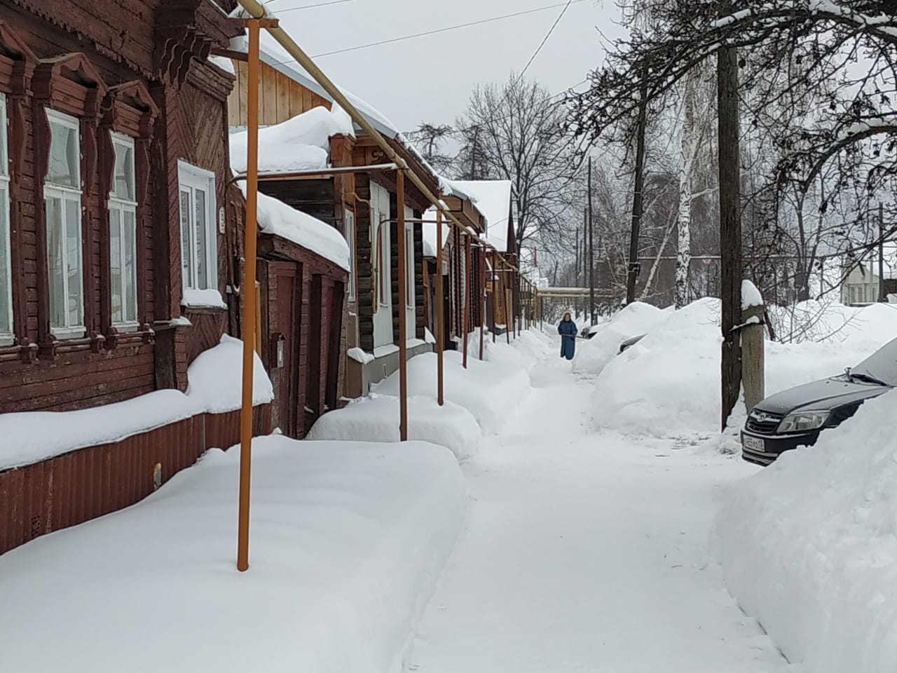 Алатырь постепенно приходит в себя после снегопада | г. Алатырь Чувашской  Республики