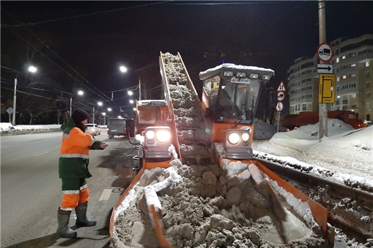 Чем заняты чебоксарские дорожники между снегопадами