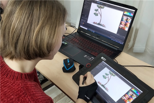 Профессия будущего: в чебоксарской художественной школе обучают digital-художников