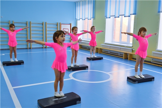 Первый шаг в фитнес класс: в детских садах города Чебоксары приобщают детей к фитнесу