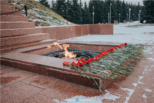 В День неизвестного солдата в Чебоксарах возложили цветы в знак вечной памяти