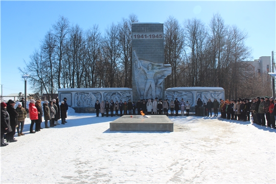 В городе Канаш прошли торжественные мероприятия, посвященные Дню воссоединения Крыма с Россией