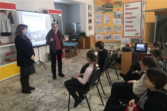 Урок памяти «Блокадный Ленинград» провела Почетный гражданин города Шумерля Мария Александровна Киселева  