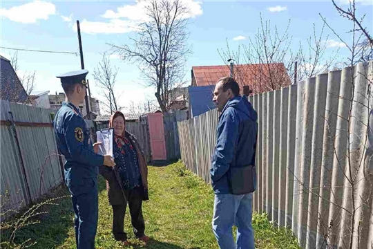 Профилактический противопожарный рейд в садоводческих товариществах