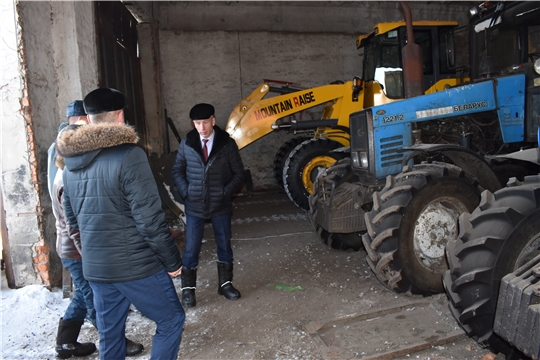 Приезд начальника Гостехнадзора Чувашии Димитриева В.П. в составе правительственной комиссии в Яльчикский район