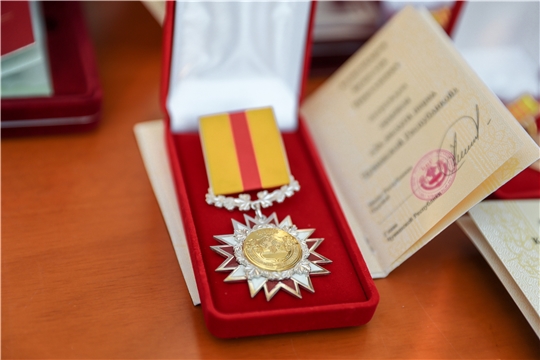Семья Димитрия Алины Ярчеевых награждена медалью ордена «Родительская слава» 
